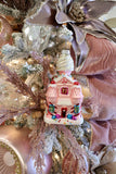Pink House Glass Ornament