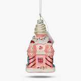 Pink House Glass Ornament