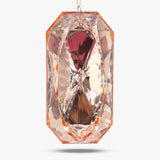 Gem Plastic Ornament Rectangle - Set of 12