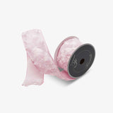 Soft Pink Wispy Wool Ribbon