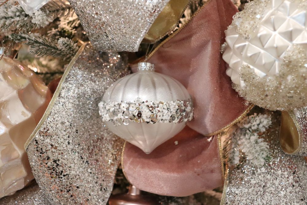 Glass Onion Ball Ornament - Set of 6
