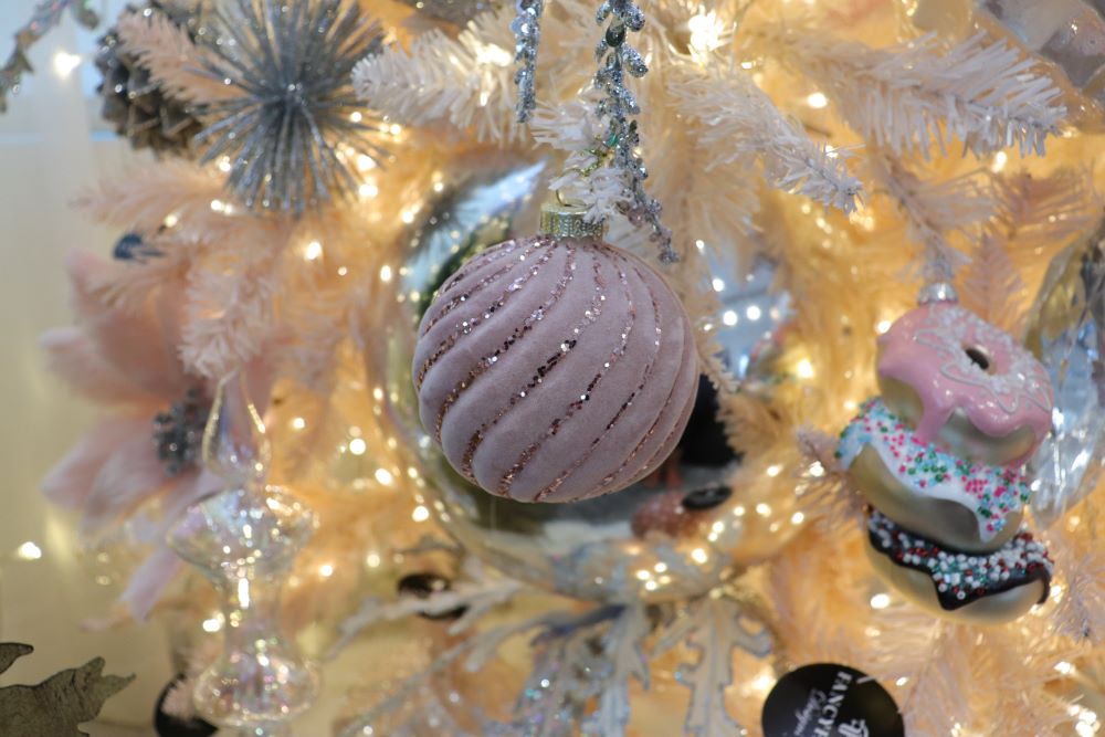 Velvet Ball Christmas Ornament