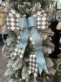 Antique Diamond Harlequin Ribbon