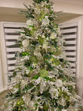 Triple Oval Clear Finial Glass Ornament