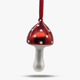 Mushroom Glass Ornament